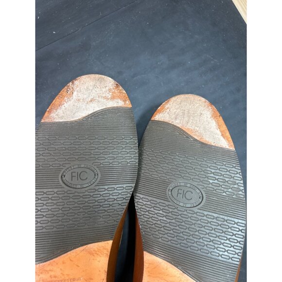 Johnston & Murphy Mens Brown Leather Penny Loafers Size 12